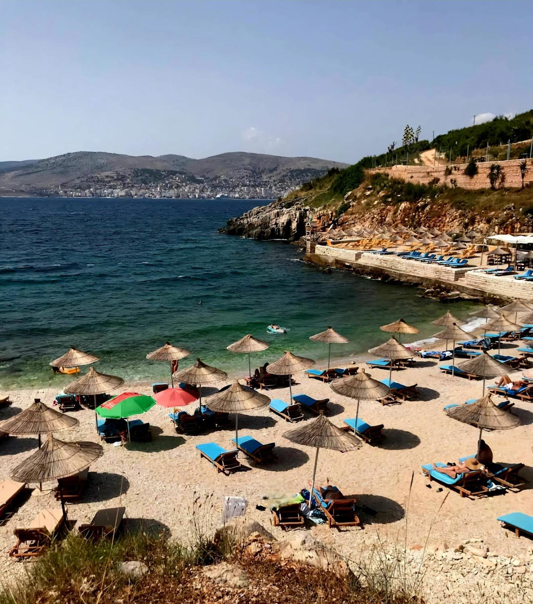 Blue Mare Apartments Saranda Dış mekan fotoğraf